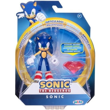 Jakks Pacific Sonic The Hedgehog Modern Sonic with Red Chaos Emerald Action Figure