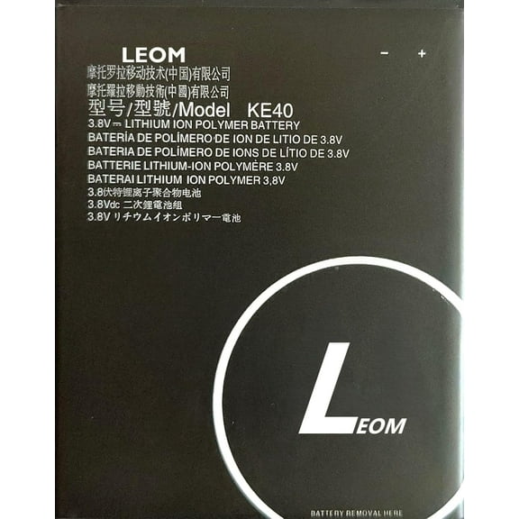 Leom OEM KE40 for Motorola Moto E6 Cell Phone Moto E6, Battery for Motorola Moto E6 XT 2005-1 Xt2005-3 XT2005-4