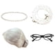 thumbnail image 4 of Peluca Disfraz de anciana Sunnimix para mujer Cosplay vestido fiesta Estilo A, 4 of 8