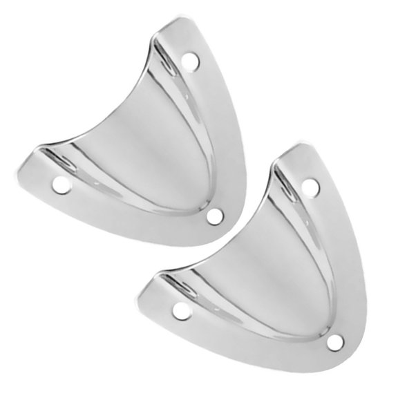 WHAMVOX Marine Vent Cover, Sleek Stainless Steel, Enhanced Cabin Air Circulation, Silver, 2Pcs