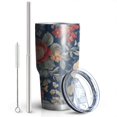 thumbnail image 2 of 30oz Pioneer Flower Tumblers Stainless Steel Tumbler with Lid and Straw,Vacuum Insulated Double Wall Travel Tumbler Cups Mug with Cleaning Brush for Coffee,Tea, 2 of 7
