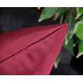 thumbnail image 3 of Aiking Home 12x18 Inches Faux Silk Rectangular Throw Pillow Cover, Zipper Closure, Burgundy (Set of 2), 3 of 4