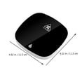 thumbnail image 2 of Compact USB Cup Warmer for Heating Beverages on Desk at Office or Home Black tempered glass and ABS, 2 of 9