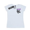 thumbnail image 1 of DC Comics Womens Batman Joker Smile Breast Print Cotton T-Shirt, 1 of 3