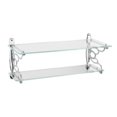 thumbnail image 1 of Topex Designs 11236A27 Double Glass Bathroom Shelf - Dark Bronze, 1 of 1