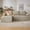 Camel, variant on 96''Sectional Couches for Living Room Modern Modular Sectional Sofa Upholstered Boneless Couch Comfy Cloud Couch with Chaise 2Pillows(Green, 96''W Left Facing Chaise)