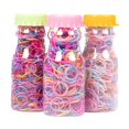 thumbnail image 4 of S-260 pcs Mini gomas elásticas suaves para niños, trenzas para el cabello, accesorios para el cabello, regalo, 4 of 5