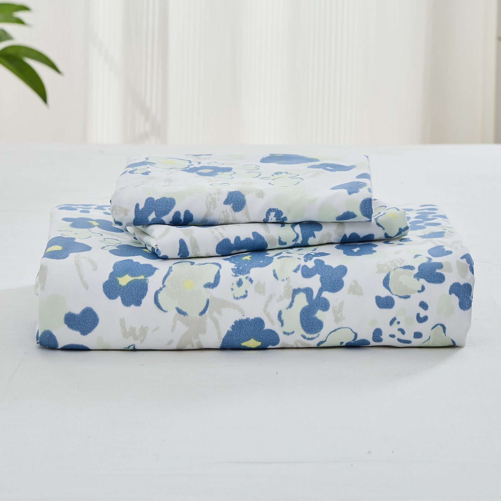Hitime Queen Duvet Cover Set, Soft & Breathable Microfiber 3 Pieces Queen Bedding Sets, Pattern Queen Comfy Duvet Cover Set, with Zipper Closure (Queen)