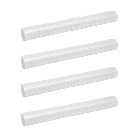 AOOOWER 4pcs Washable Mats Covers Pads Refrigerator Liners for Top Freezer Glass Shelf