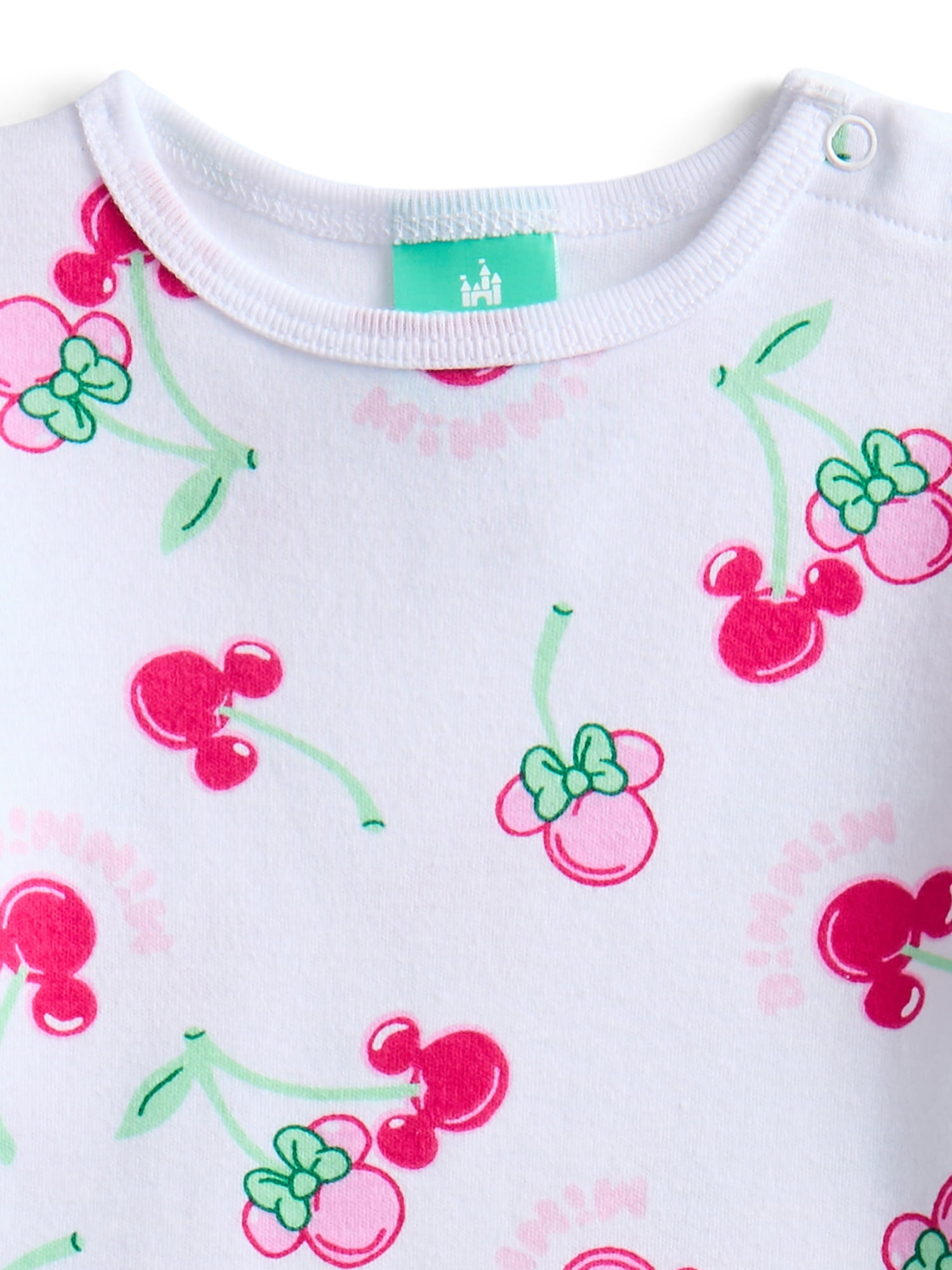 Minnie Mouse Baby Girls Graphic One-Piece Bodysuits, 2-Pack, Sizes 0/3M-24M