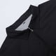 thumbnail image 5 of Camisas Manga Larga Hombre Camisa de playa de verano con cremallera de manga corta informal para hombre Camisa elástica arrugada con ligera (Black, M), 5 of 7