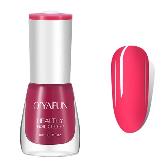 Floral Water-Based Quick-Dry Nail Polish, 8Ml #21 - Eco‑Friendly Water Based Peel off Nail Polish, 8Ml, Nail Polish Easter Mother'S Day Nail Care Makeup Organizers