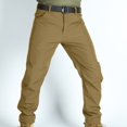 thumbnail image 2 of Mens Pants, Awwp Cargo Work Pants Lightweight Outdoor Hiking Pants for Men Khaki XXL, 2 of 7
