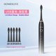 thumbnail image 4 of Cepillo de dientes eléctrico sónico para adultos más nuevo, 5 modos, temporizador inteligente, recargable, blanqueador, IPX8, resistente al agua, 5 cabezales de cepillo, 4 of 5