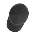 thumbnail image 3 of TOPTIE 6 Panel Baseball Cap Enclosed Back Fitted Cap Stretchable Size-Black, 3 of 8