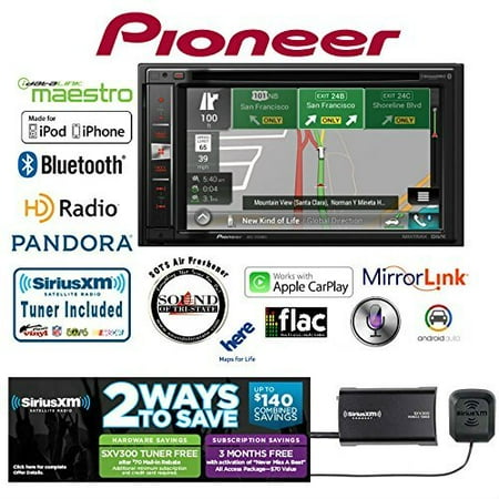 Basic Air Navigation Pioneer AVIC-5200NEX In Dash Double Din 6.2