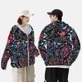 thumbnail image 4 of Lsque Paisley UPF 50+ Lightweight Sun Protection Men's Women's Long Sleeve Shirt, Hoodie Performance -Large, 4 of 9