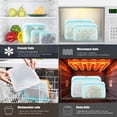 thumbnail image 3 of Sacs de Rangement Alimentaires Réutilisables en Silicone - Sacs en Silicone pour Collations et Aliments, Sacs sous Vide pour Fruits, Légumes, Viandes, Sandwich, Portables, Sacs à Lunch Étanches, Congélation, Écologiques (65OZ+21OZ+15OZ), 3 of 6
