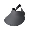 thumbnail image 4 of Sombrero para el sol para mujer, versátil, informal, protección solar para deportes, vacaciones, fiestas al aire libre. Gris oscuro, 4 of 9