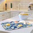 thumbnail image 6 of Yayeee Dish Drying Mat for Kitchen Counter 16"x18" Microfiber Absorbent Pad, Retro Plaid Lemon, 6 of 7