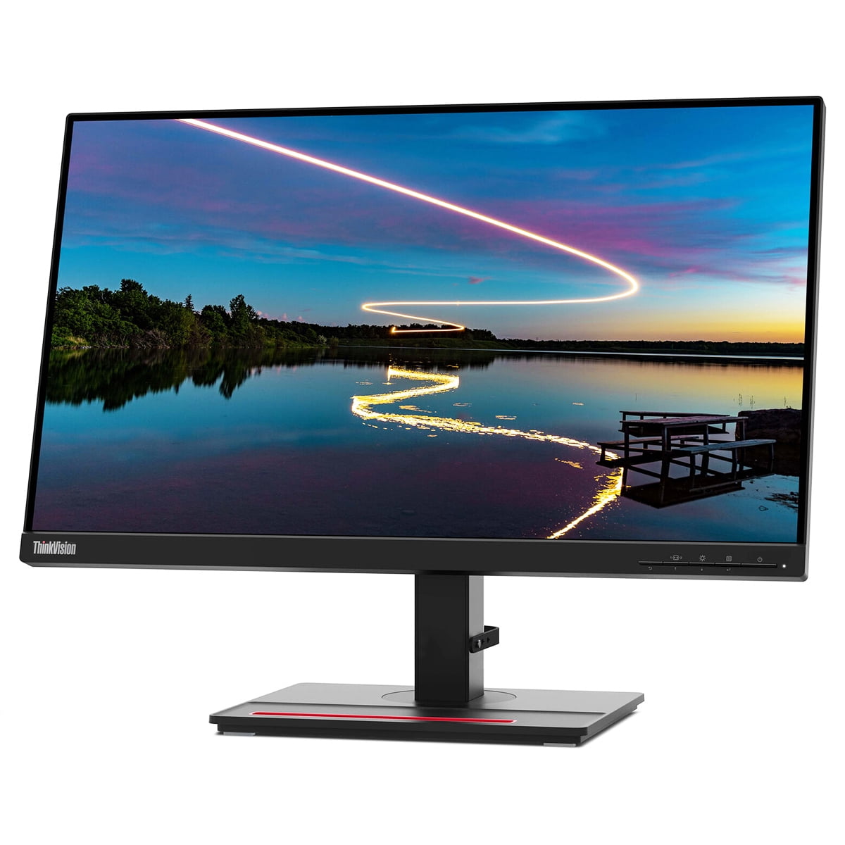 Lenovo ThinkVision T24m-20 24" Class Full HD LED Monitor - 16:9 - Raven Black - 23.8" Viewable - In-plane Switching (IPS) Technology - WLED Backlight - 1920 x 1080 - 16.7 Million Colors - 250 Nit -...