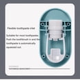 thumbnail image 5 of SHENMO Automatic Hands-Free Toothpaste Dispenser - Wall Mounted, Blue Sky - 2 Pieces, 5 of 5
