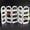 5 Doors, White, variant on Jewelry Hanger Foldable Acrylic Earring Organizer Necklace Holder Bracelet Displ