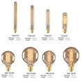 thumbnail image 3 of 220V E27 Home Decor Spiral/Stright Filament Safe Dimmable Warm Lights Edison Light Bulb Home Lighting Incandescent Bulbs Light Appliance T185, 3 of 8