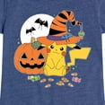 thumbnail image 3 of Pokémon - Witch Pikachu With Candy - Youth Girls Short Sleeve Graphic T-Shirt, 3 of 5