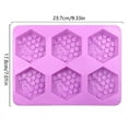 thumbnail image 5 of Necvior Bee Honeycomb Silicone Mold Wax Melt Polymer Aromatherapy Making Handmade Cupcake Mould Decorating Supplies, 5 of 8