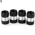 thumbnail image 2 of Flmtop 4Pcs/Set Universal Aluminum Alloy Bright Color Tire Tyre Air Valve Stems Cap, 2 of 6