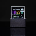 thumbnail image 3 of Pantalla LED Cubo De Cristal Holográfico Pantalla De Fotos 3D Reloj Digital Meteorológico Inteligente Para Escritorio Decoración Del Coche Animación GIF Álbum De Fotos, 3 of 7