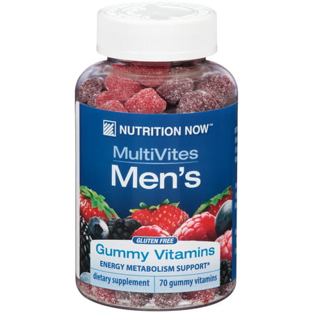 Nutrition Now ™ MultiVites Gummy hommes Vitamines Bouteille 70 ct