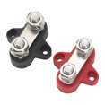 thumbnail image 5 of 2PCS M8 Battery Power Distribution Terminal Block,DC 12V - 48V Ground Insulated Terminal Post,5/16 Inch Positive Negative Single Studs Terminal Insulated Junction Post for Auto Marine Car Trailer, 5 of 8