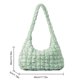 thumbnail image 3 of Bolso tipo cartera con burbujas para mujer, Bolso informal con pliegues en la nube, Bolso para citas diarias de gran capacidad, 3 of 6