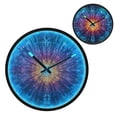 thumbnail image 2 of Indoor 12' Voice-Activated Luminous Decoration Wall Clock With LED Night Light Rainbow Colors, 2 of 8