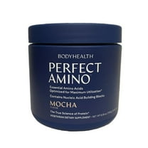 BodyHealth PerfectAmino Powder BCAA and EAA Powder, Mocha, Pre and Post Workout, 30 Servings