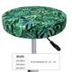 thumbnail image 4 of Disketp Monstera Leaves Funda Redonda para Taburete, Funda de Cojín para Silla de Bar Suave y Elástica-12 inch, 4 of 7