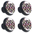 thumbnail image 1 of 4 Pcs Skull Knobs for Kitchen Cabinet Cupboard Dresser Bookcase Drawer Pulls Handles Round Home Decor, 1 of 5