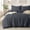 Charcoal, variant on IR Imperial Rooms Duvet Cover King Size, Soft Prewashed 3-Piece Duvet Cover Bedding Set with Pillow Shams, Gray