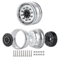 thumbnail image 3 of stanreset Easy To Replace And Install Wheel Hub For 1/14 RC Car Rear Wheel Truck Rim Long Service Life Style Silver, 3 of 6