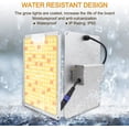 thumbnail image 3 of LED Grow Light W Full Spectrum Plant Lights for Indoor Plants with Thermometer Humidity Monitor Sunlike Growing Lamps xft Coverage Grow Light for Hydroponic Seedling Veg and, 3 of 8