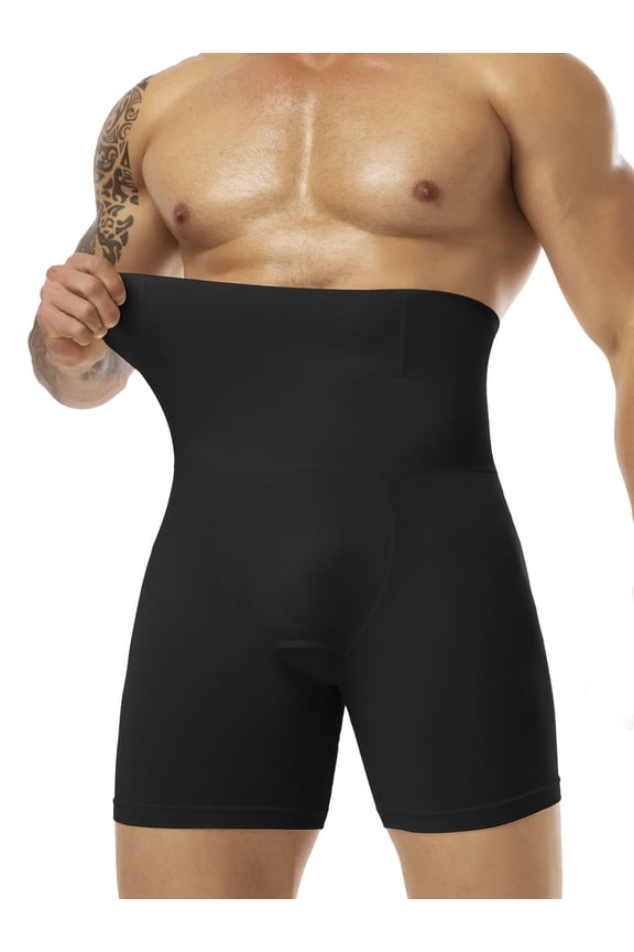 Mens Shapewear Tummy Control Underwear Compression Shorts Slimming Body Shaper Leg Boxer Briefs
