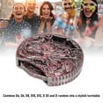 thumbnail image 3 of Roulette 7 en 1, Remplacement en Alliage de Zinc Intégré, Résistant aux Rayures, Roulements d'Équilibre Précis pour Jeu de Rôle, Laiton Antique, Rouge Sang, 3 of 7