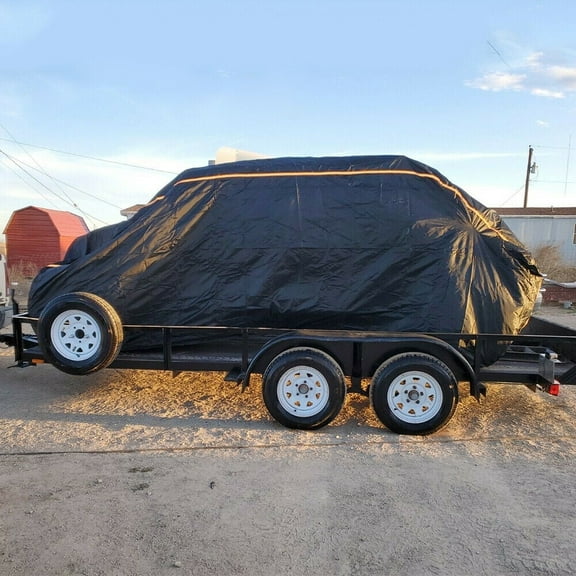 KEMIMOTO UTV Vehicle Storage Cover 4 Seater 420D for Polaris Ranger Crew General 4 1000 RZR XP 4 Turbo