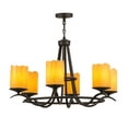 thumbnail image 3 of Meyda Tiffany 151693 Octavia 6 Light 39" Wide Pillar Candle Ring Chandelier - Custom / Oil, 3 of 5