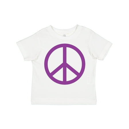 

Inktastic Purple Peace Sign Gift Toddler Boy or Toddler Girl T-Shirt