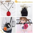thumbnail image 6 of 6pcs Mini Backpacks 6 Styles Small Zipper School Bags Cute Zipper Backpack Tiny School Supplies Backpack for DIY Keychain Phone Ornament School Prizes Crafts Making Decorations, 6 of 6