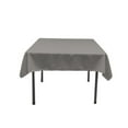 thumbnail image 1 of TCpop58x58-GrayDrkP12 Polyester Poplin Square Tablecloth, Dark Gray - 58 x 58 in., 1 of 1