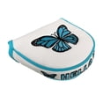 thumbnail image 1 of Funda de cabeza de palo de golf de moda perfecl con protector de cierre de PU bordado de mariposa Estilo B, 1 of 8